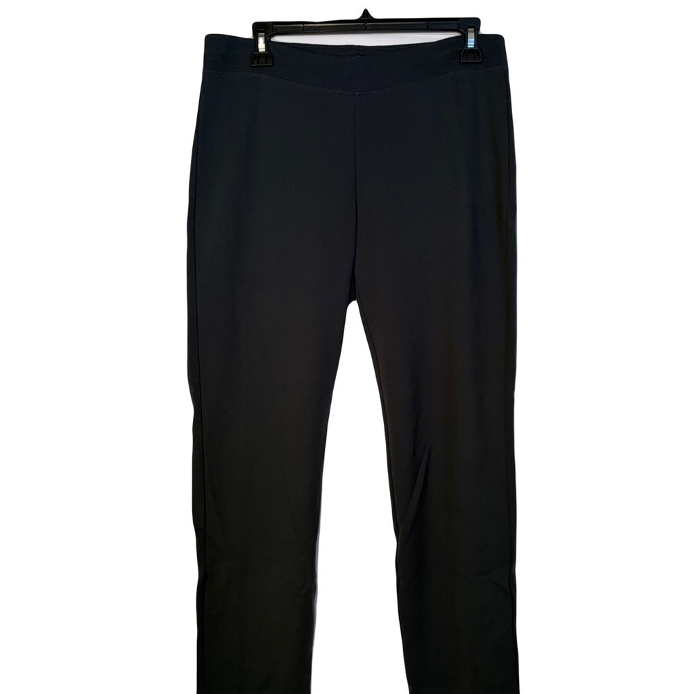 Eileen Fisher stretch black Pants.     size S/P